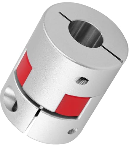 Accouplement élastique 10mm à 10mm Sourcing Map - Diamètre 25mm, Longueur 30mm - Pour Transmission, CNC, Modélisme - 3