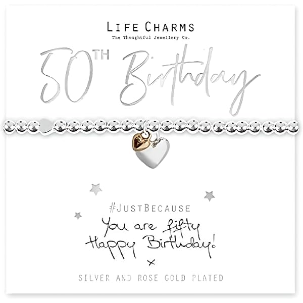 TTOVEN Braccialetto Ispiratore Per 21° Compleanno Donna – Con Ciondolo A Cuore E Cristallo Rosa, Scritta 'You Are Amazing Beautiful Birthday'