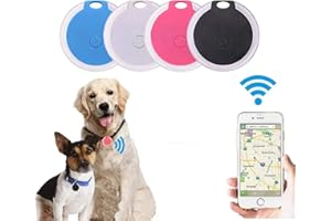 DINGLONG HOME Traceur GPS Chien,Anti Perdu Collier GPS Chats Localisateur avec Alarme pour Animaux domestiques Chien véhicules Enfants âgées Mini SOS Outdoor Navigation GPS localisation.(Black)