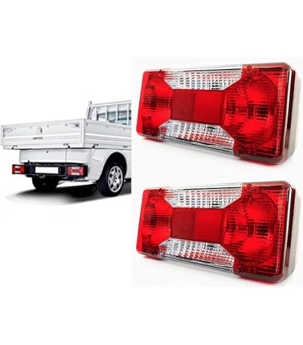 TarosTrade 41 0544 L 5736 Vitre De Feu Arrière Pour Fourgon Plateau E