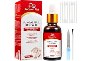 RECUREN PLUS Fungal Nail Treatment: Nail Fungus Treatment for Toenail - Fungal Nail Treatment for Toenails Extra Strong - Toe Nail Fungal Treatment - Safely and Gently Reclaim Healthy Nails - 30ml