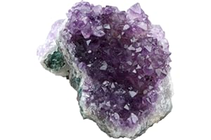 Shanxing Amethyste Pierre Naturelle,Mineraux et Cristaux Géode Druse Pierres Collection Cristal Guérison Reiki Décoration