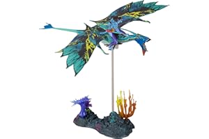 McFarlane zabawka, awatar Disneya, świat Pandory, Banshee i Avatar Neytiri, zestaw figurek kolekcjonerskich zabawek Disneya, wiek 8+