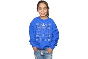 ABSOLUTE CULT Harry Potter Girls Christmas Pattern Sweatshirt
