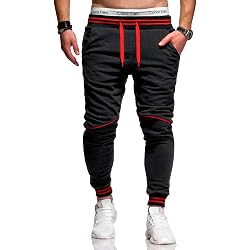 Behype Herren Trainingshose Mit Seitenstreifen – Bequeme Jogginghose Für Sport & Alltag