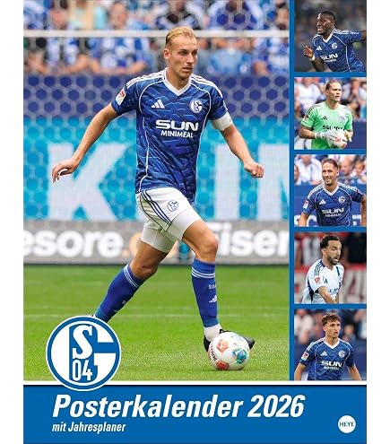 Porte-clés Spinning FC Schalke 04 - Zamak émaillé Blanc Et Bleu - Dimensions 8 X 3,5 Cm - Anneau Fendu