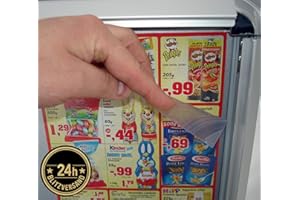 ‎DYNAMIC-WAVE 2 Premium Schutzfolie Ersatzfolie Folie für DIN A1 Antireflex Kundenstopper Prospektständer 0,5mm Maße 59,4 cm x 84,1 cm, Premium Qualität