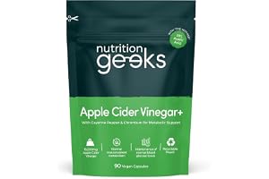 Apple Cider Vinegar Capsules 15,000mg with Mother & 30% Acetic Acid - Enhanced with Chromium & Cayenne Pepper - 90 Vegan Caps