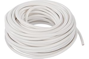 Electraline 11185 Cavo per prolunghe ed elettrodomestici H03VV-F Sezione 2x0,75 mm² - 20 mt - bianco
