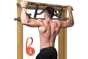 Sportneer Drążek do podciągania do futryny drzwi, Pull Up Bar z różnymi możliwościami chwytu, uniwersalne zastosowanie do większości drzwi