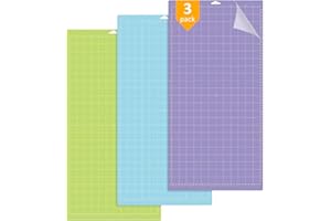 YUEHUAMECH Tappetini da taglio per Cricut Variety Cricut Explore Air2/One Maker, 3 tappetini da 30,5 x 61 cm – StandardGrip, LightGrip, StrongGrip, tappetino da taglio adesivo per trapuntatura, artigianato,