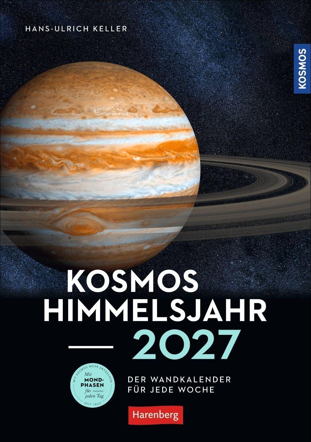 Kosmos Himmelsjahr 2027: Sonne, Mond und Sterne im Jahreslauf -- Das Astronomie-Jahrbuch N - Analyse des détails et conception