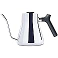 Fellow Stagg Stovetop Pour-Over Coffee and Tea Kettle - Gooseneck Teapot with Precision Pour Spout, Built-in Thermometer, Stainless Steel, 1 Litre