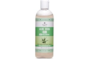 Nature Spell Aloe Vera Gel 99% Pure 200ml – Soothing & Hydrating - For All Hair & Skin Types - Made In The UK, 100% Vegan