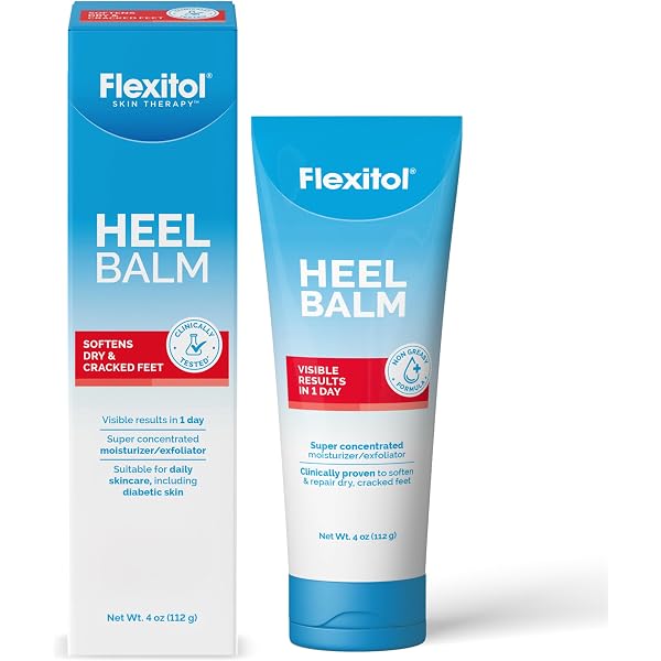 Flexitol Fersenbalsam Mit 25% Urea – 75 G, Medizinisch Bewährt Gegen Trockene, Rissige Füße, Für Diabetiker Geeignet