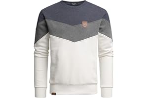 Amaci&Sons Herren Basic College Sweatjacke Pullover Hoodie Sweatshirt 4064