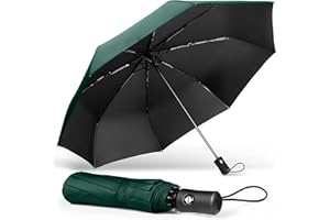 drytogo Regenschirm - automatisch schließen und Öffnen – resistent gegen Wind - rutschfester Griff - für Männer- Frauen und Jugendliche