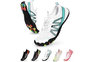 BibHoly Barfußschuhe Damen Herren Barfuss Schuhe, Schnell Trocknend Wasserschuhe Atmungsaktiv Schwimmschuhe, rutschfeste Surfschuhe Unisex Strandschuhe für Beach Wandern