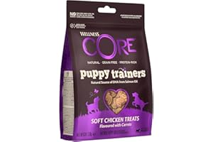 WELLNESS CORE Dolcetti per addestrare i Cuccioli, dolcetti per Cuccioli Senza Cereali, ricchi di Carne, Perfetti Come dolcetti da addestramento, 170 g