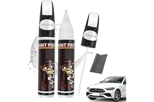 BAVOOTY Reparador de Reparador Arañazos Coche,Blanco Rotulador Arañazos Coche,Reparación de Rayones de Coche 2-en-1,Bolígrafo Quita Arañazos Coche,Cubre y Repara Pequeños Rayones en tu Auto Bicicleta,2 Piezas