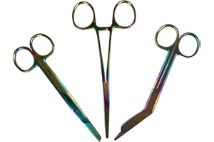 MEDILINE-UK Nursing Scissors Set, Rainbow Design