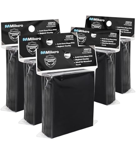 Mlikero 1000 stuks zachte verzamelkaartenhoezen, 66 x 91 mm standaardformaat, verzamelkaarten, insteekhoezen, perfecte pasvorm voor verzamelkaarten, sportkaarten
