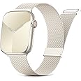 Yoohoo Armbänder Kompatibel mit Apple Watch Armband 40mm 41mm 42mm 49mm 45mm 44mm 38mm für Damen/Herren Prämie Edelstahl Meta