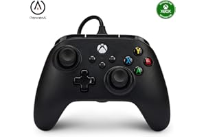 PowerA Nano Enhanced Wired Controller for Xbox Series X|S, Wired Video Game Controller, Gamepad for Xbox X and S, Officially Licenced by Xbox, 2 Years Manufacturer Warranty- Black