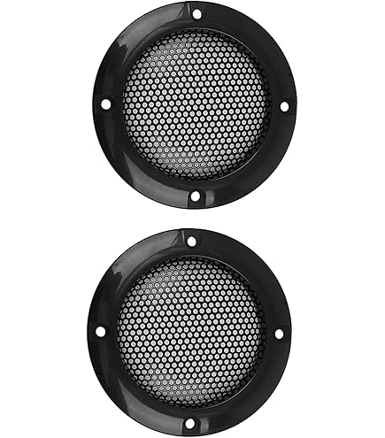 2pcs 3" Inch Speaker Grill Cover Audio Decorative Circle Metal Mesh