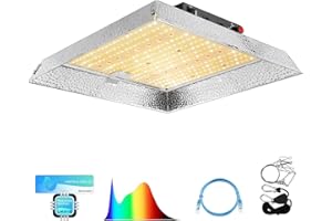 YAYZA! 2024 LED Grow Lamp, Plant Lamp LED Full Spectrum 100 W for Grow Box, Dimm 0%-100% Grow Light, UV Plant Lamp LED, Plant Light for Indoor Plants, Vegetables, Flowers, Plants, Flower