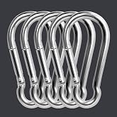 Karabina Metal Bağlantı Elemanı, 6x60 mm, 5 Adet