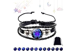 HOPASRISEE Gleym Bracelet, Gleym Manifestation Bracelet, Spirilet Bracelet, Zodiac Constellation Universe Spirit Bracelet