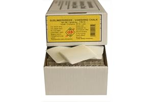 Steidl & Becker GmbH Sublimierkreide 2 Stück (Breit, Weiß, Gerändelt, Schnelltrocknend)