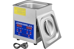 BananaB 1.3L JPS-08A Ultraschallreiniger Reiniger ultraschallgerät Ultraschallreinigungsgerät Ultrasonic Cleaner mit Digital Timer for glasses Jewellery False Teeth Coins