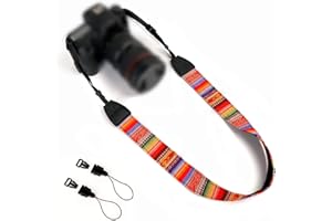 WANBY Cinturino per Fotocamera a Spalla in Tela con Fibbie a Sgancio Rapido per DSLR SLR