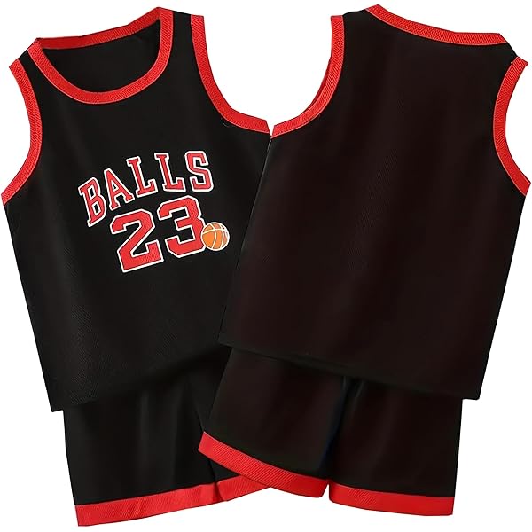 thumbnail image 2 of Kids Basketball Kit Boys 2 Piece - Boys Basketball Kit, Sleeveless 2 of 12