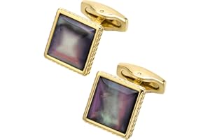 Jonwo Quadrat Galaxis Kristall Manschettenknöpfe für Herren In Geschenkbox Männer Manschettenknöpfe Men Cufflinks Hochzeit Hemd Party Geburtstag Jubiläum Kleid