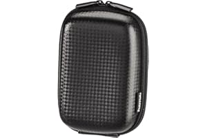 Hama Torba na aparat – stabilna twarda obudowa w stylu karbonowym – idealna jako mała torba na zdjęcia i do przechowywania aparatu – kolor: czarny