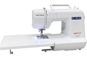 Gritzner Hobby 140 - Computernähmaschine mit 140 Sticharten und Anschiebetisch