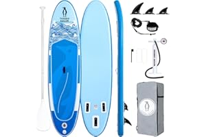 Tuxedo Sailor Tabla Paddle Surf Hinchable, Tabla Sup Hinchable con Accesorios, Padel Surf para Adultos y Jóvenes, Stand Up Paddle Board