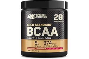 Optimum Nutrition Gold Standard BCAA w Proszku, Malina i Granat, 266g, 28 Porcji