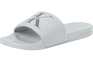 Calvin Klein Jeans Homme Tongs Slide Monogram Co Sandales De Bain