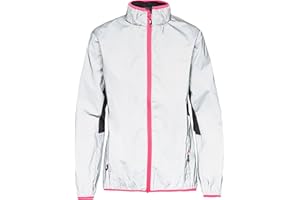 Trespass Women's Lumi Active Windproof and Waterproof Cycling and Running Outdoor Luminous Jacket