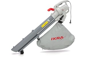 IKRA aspirateur-souffleur-broyeur électrique IBV 3000 3in1, vitesse de soufflage 240 km/h, variateur de vitesse