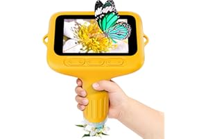 Digitales Mikroskop für Kinder, SKYBASIC Mini-Mikroskopkamera mit 3,0-Zoll-IPS-Bildschirm, 1000-fachem Zoom, tragbares Kindermikroskop, PC-kompatibel, Geburtstagsgeschenk für Kinder von 6-12 Jahren