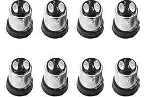 Totority Adaptateur B15 à E14 Culot D'ampoule Convertisseur 8 Pièces Convertisseurs de Base de Lumière Adaptateur D'ampoule Douille de Lumière à Culot Moyen Convertisseur de Lampe