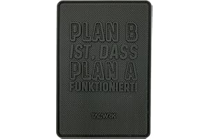 TACWRK Plan B ist, DASS Plan A funktioniert PVC Klett Rubber Morale Patch Fun Patch, Oliv Grün, 8 x 5,5 cm