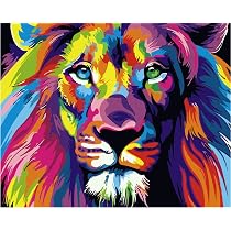 Gutluz Peinture Par Numéros Pour Enfants à Partir De 7 Ans Avec Cadre - Kit Dragon Animaux - Idéal 6, 7, 8, 9, 10 Ans