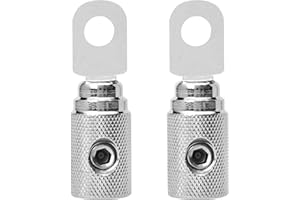 Conext Link RT4N-2 Set Screw Ring Terminal 2 Pack (4 Gauge, Nickel)