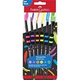FABER-CASTELL - Fır&ccedil;a seti okul, 6 par&ccedil;a | Okul ve hobi i&ccedil;in 2 ila 12 arası yumuşak saplı boyama fır&ccedil;ası
